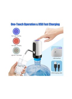 Generic Other Water bottle pump 5 gallon water dispenser, portable electric water jug pump usb charging automatic drinking water dispenser pump for camping  - Image 3