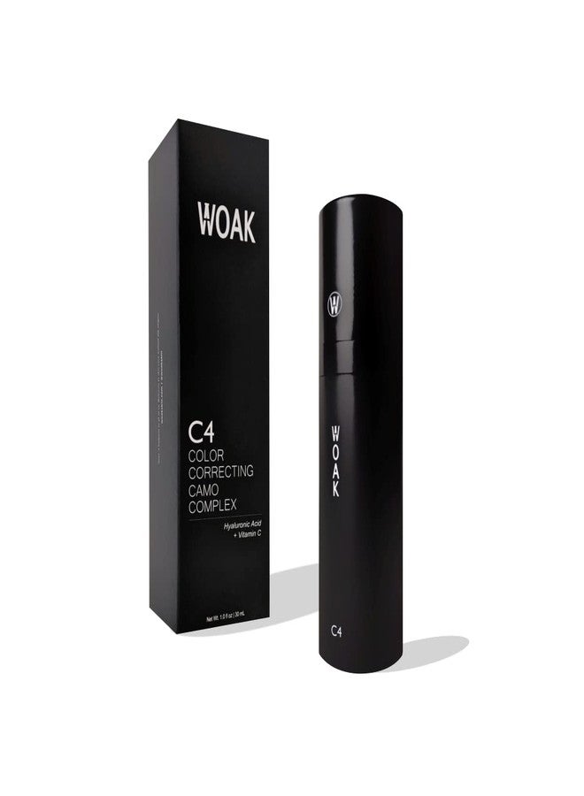 WOAK C4 - Men's Tinted Moisturizer BB CC Cream Foundation - Color Correcting Camo Complex - Hybrid Skin Care (Tan) - Image 2
