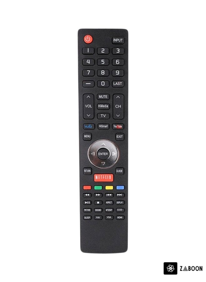 Zaboon Smart TV Remote Control Black/White