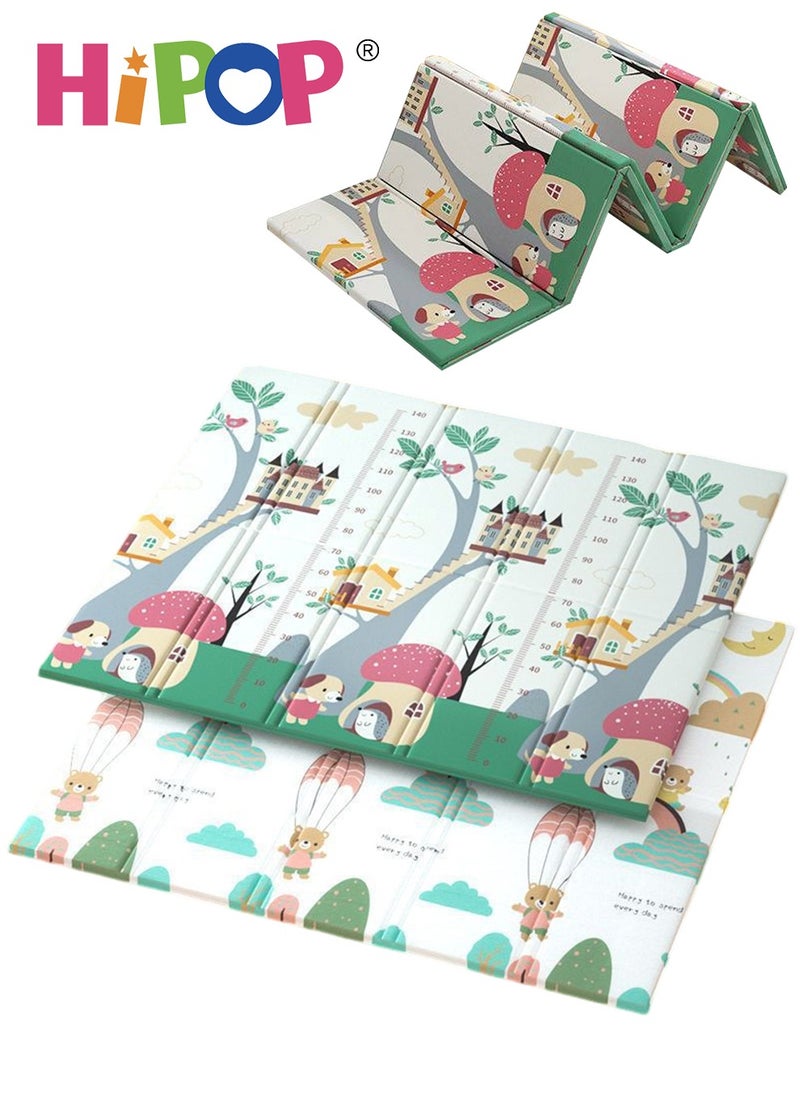 HIPOP XPE Baby Play Mat,BPA Free,Foldable Playmat Portable Extra Thick Foam Crawling Playmats for Kids 180*200cm*1cm  - Image 1