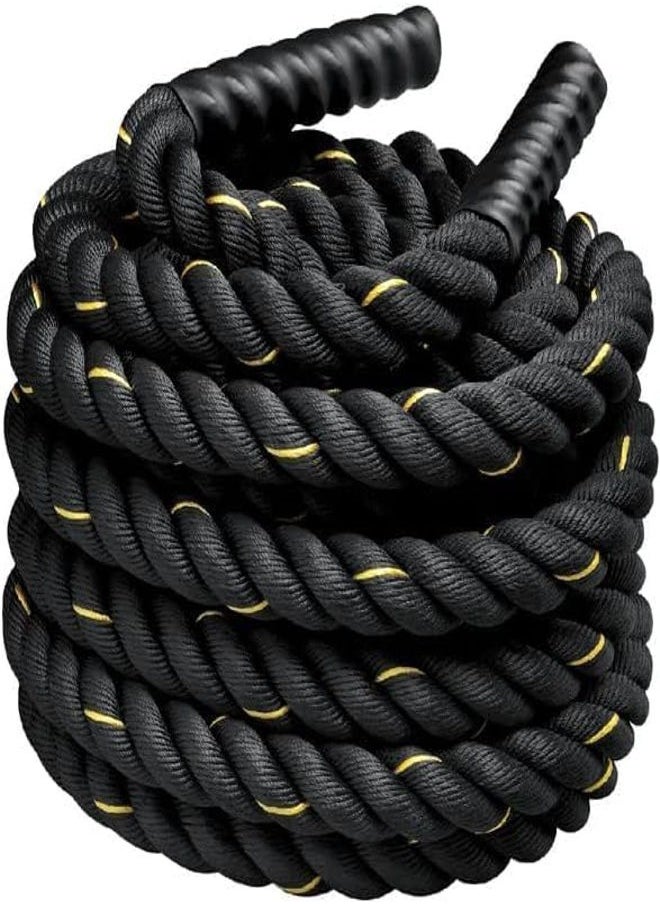 Generic HomeGym Battle Rope, 38MM Diameter Exercise Training Rope, Workout Ropes for Core Strength, Home Gym & Outdoor Workout (Sizes 12m)  - Image 1