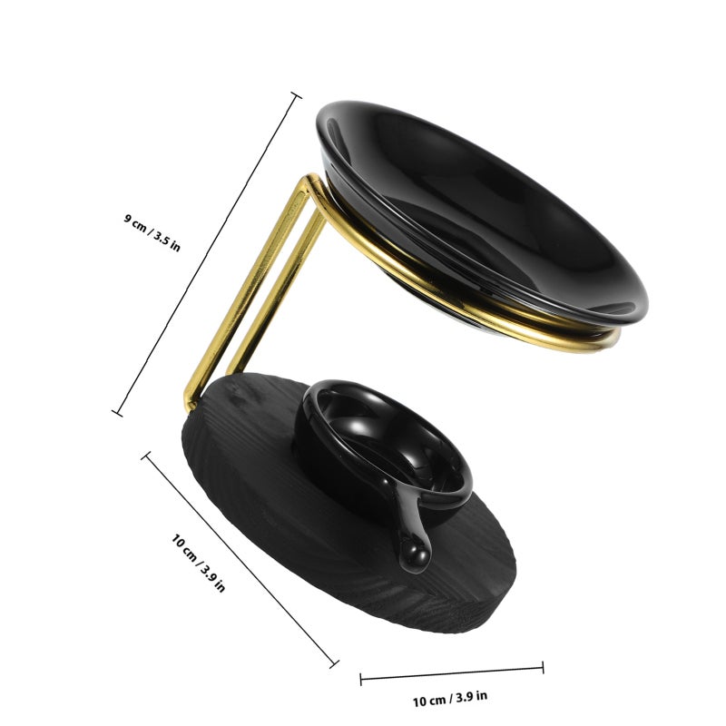 Ceramic Tealight Candle Holder Incense Stand Desktop Decor - Image 2