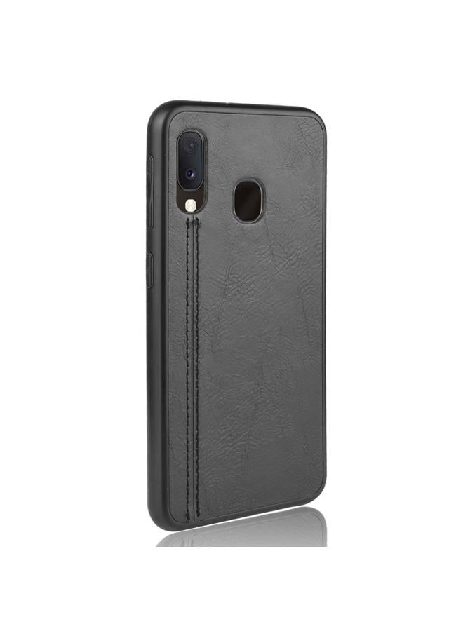 S-TOP Case For Galaxy A20e Shockproof Sewing Cow Pattern Skin PC + PU + TPU Case - Image 3