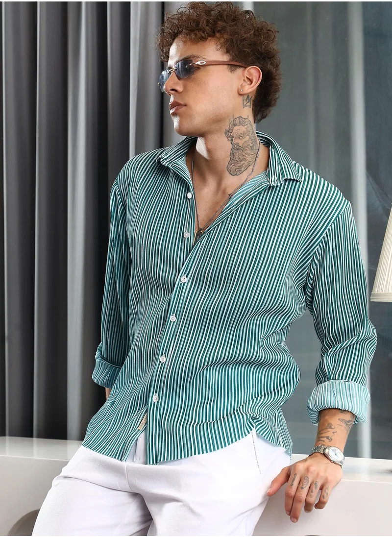 كامبوس سوترا Pleat-Creased Shirt