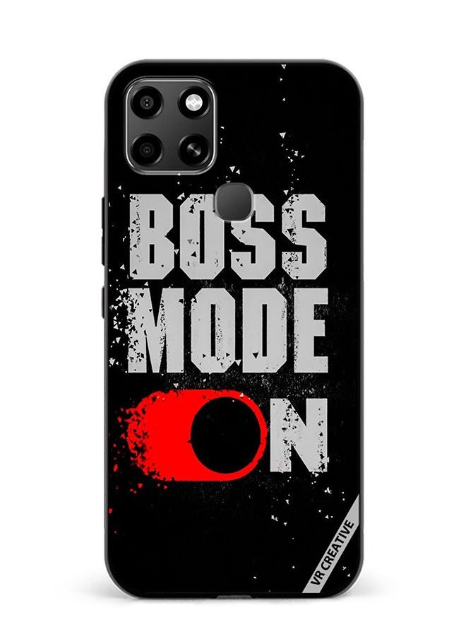 VR CREATIVE - Protective Case Cover For Infinix Smart 6 Boss Mode On Design Multicolour - Image 1