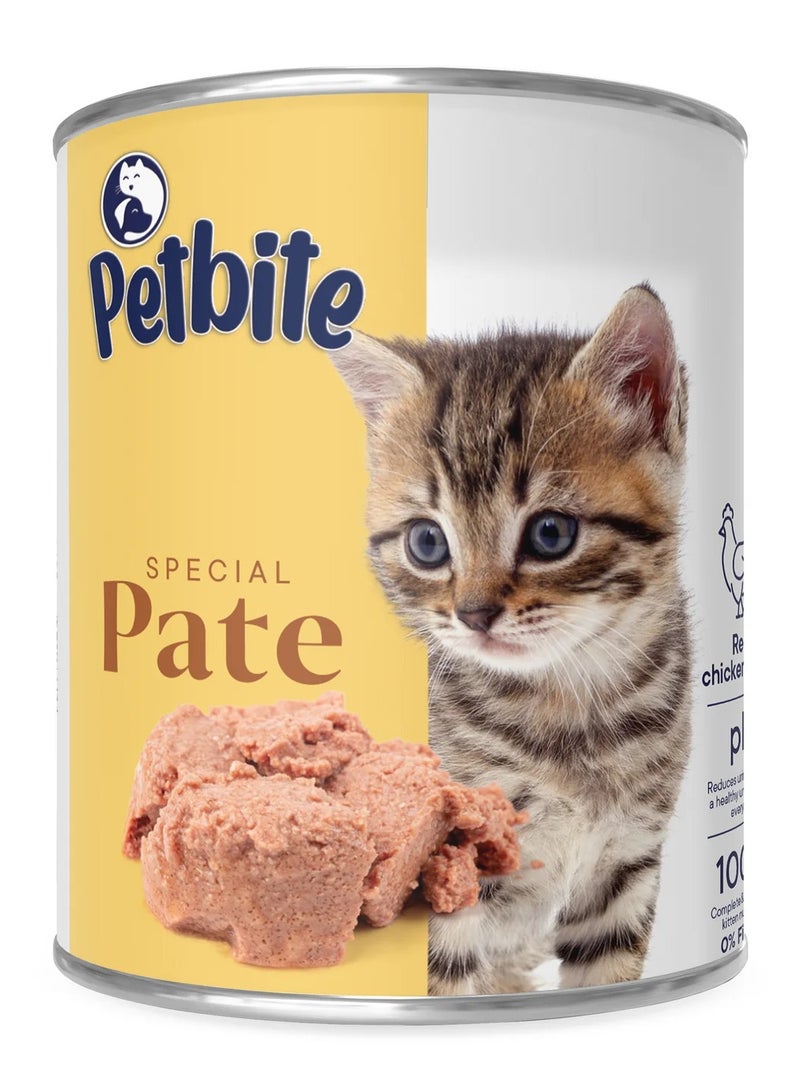 Petbite PETBITE SPECIAL PATE WITH CHICKEN MEAT FOR KITTIES 400 G