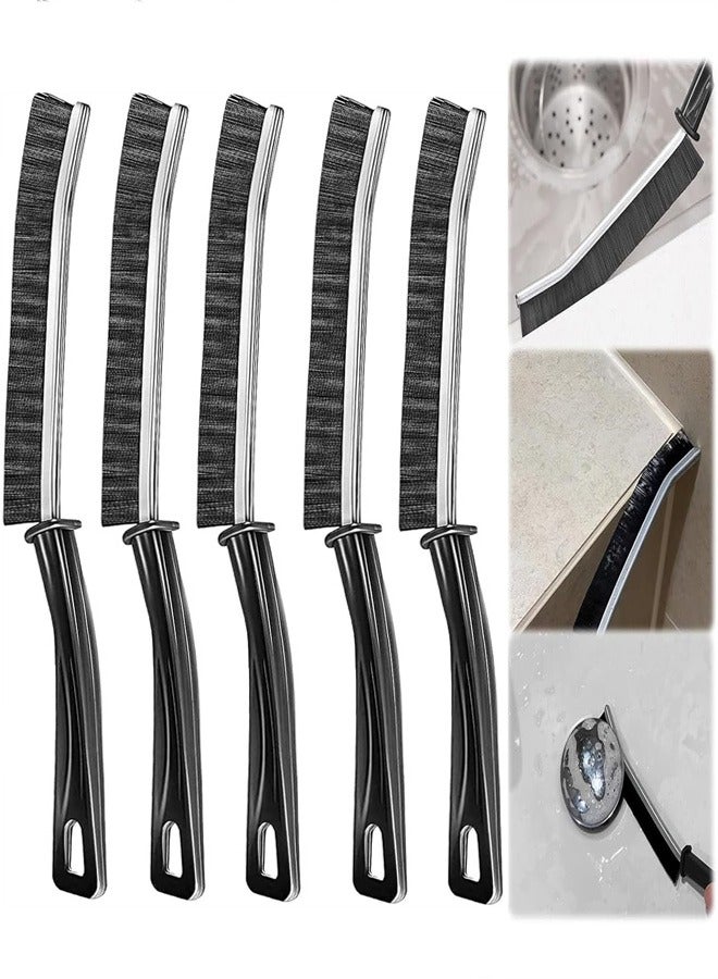 Generic Hard Bristle Crevice Cleaning Brush, Small Cleaning Brushes, Grout Cleaner Brush, Toilet Brush, Scrub Brush for Shower Tile, Skinny Gap Cleaning Tools for Household Use, Bathroom, Kitchen  - Image 1