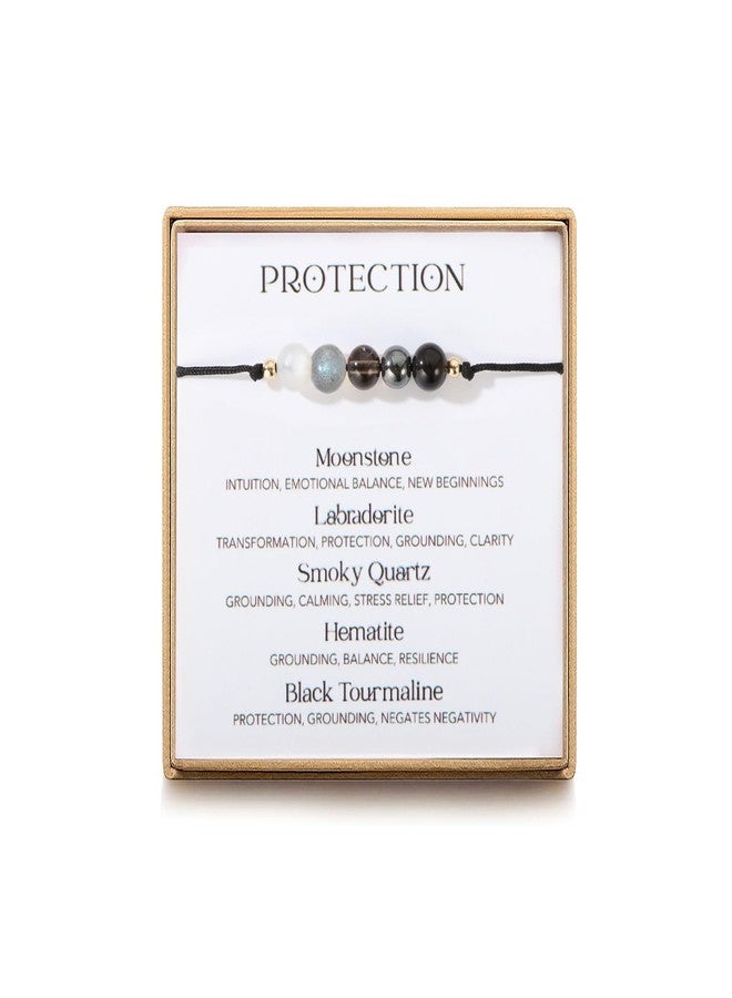 AULSIEY Empath Protection Bracelet Healing Energy Crystals Bracelets for Women, Healing Spiritual Crystal Bracelets Anxiety Relief Bracelet Emotional Gifts Hope Bracelets for Women Jewelry Gift - Image 1