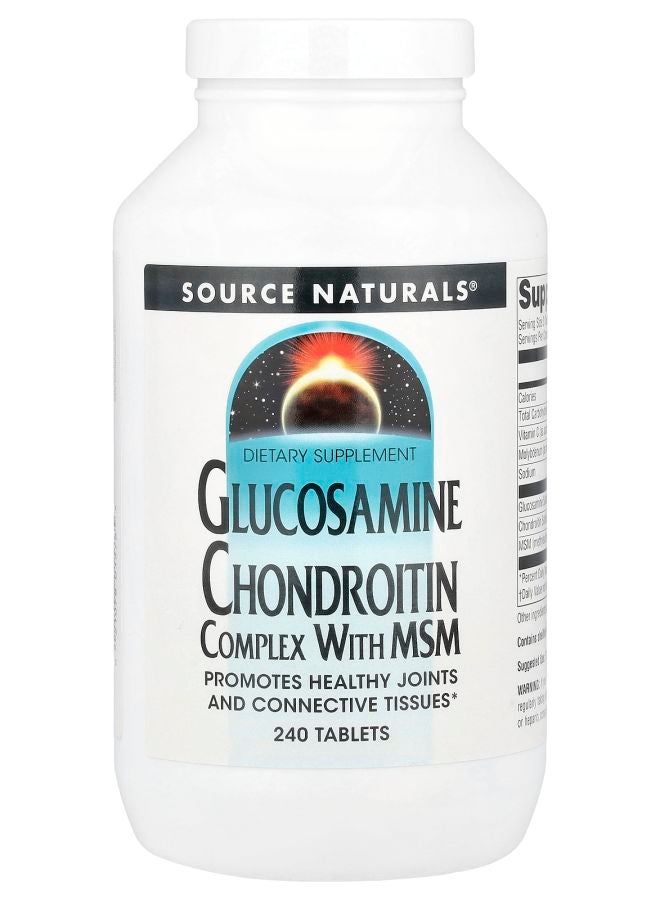 مركب الجلوكوزامين والكوندرويتين مع MSM 240 قرص