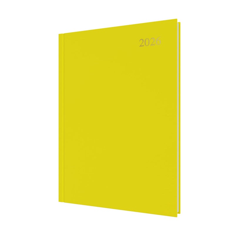 Collins - Essential - 2026 12 Month Calendar Year Planner, Day-To-Page Diary, A4 Hard Cover - Yellow (ESSA41.45-26) - Image 5