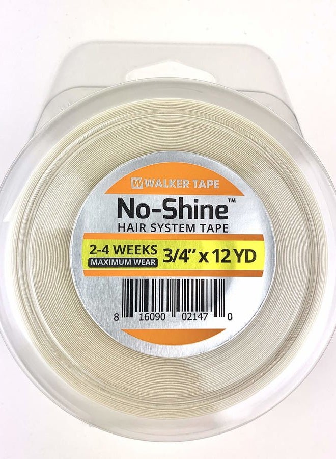 Walker Tape شريط لاصق مزدوج الجوانب بدون لمعان 3/4" × 12 ياردة لنظام الشعر من ووكر تيب (WKR-NS-M2) - Image 1
