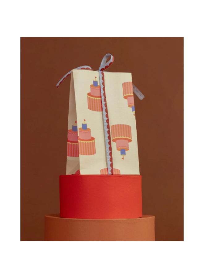 KadoDesign Cake Print Block Bottom Paper Bag - Image 4