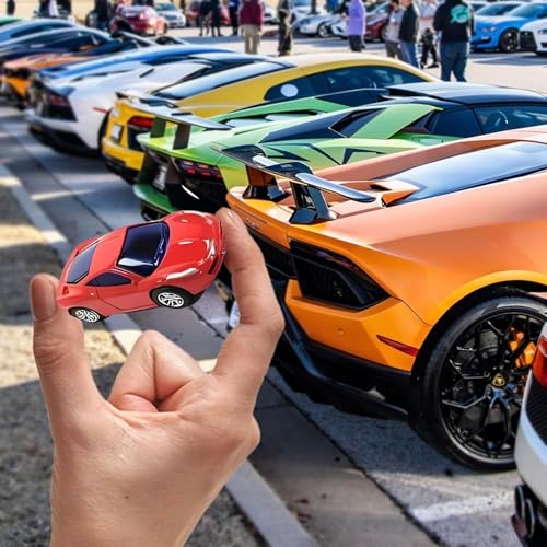 VRION® Collectible Die-Cast Model Cars 1:64 Scale Mini Metal Die Cast Car Push & Go Racing Cars Play Set for Cake Decorations Vehicles Car for Kids (Set of 4) - Image 3