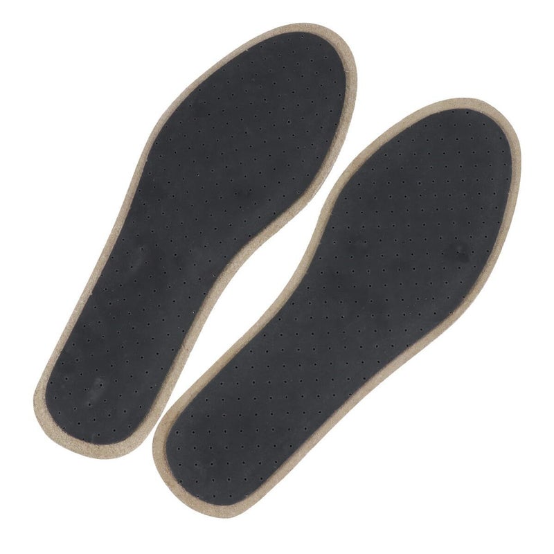 Breathable Leather Insoles For Men Arch Support Sweat Absorption Shock Absorbent Comfort - Image 3