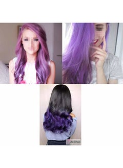 MOFAJANG Unisex Temporary Hair Styling Mud Wax Hair Cream for Halloween Dress Up (purple)  - Image 2