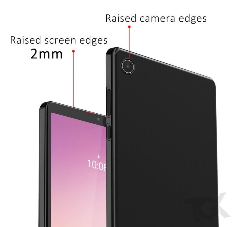 TGK Back Case Cover for Lenovo Tab M8 4th Gen 8 Inch 2023 TB-300FU TB-300XU Black - Image 3