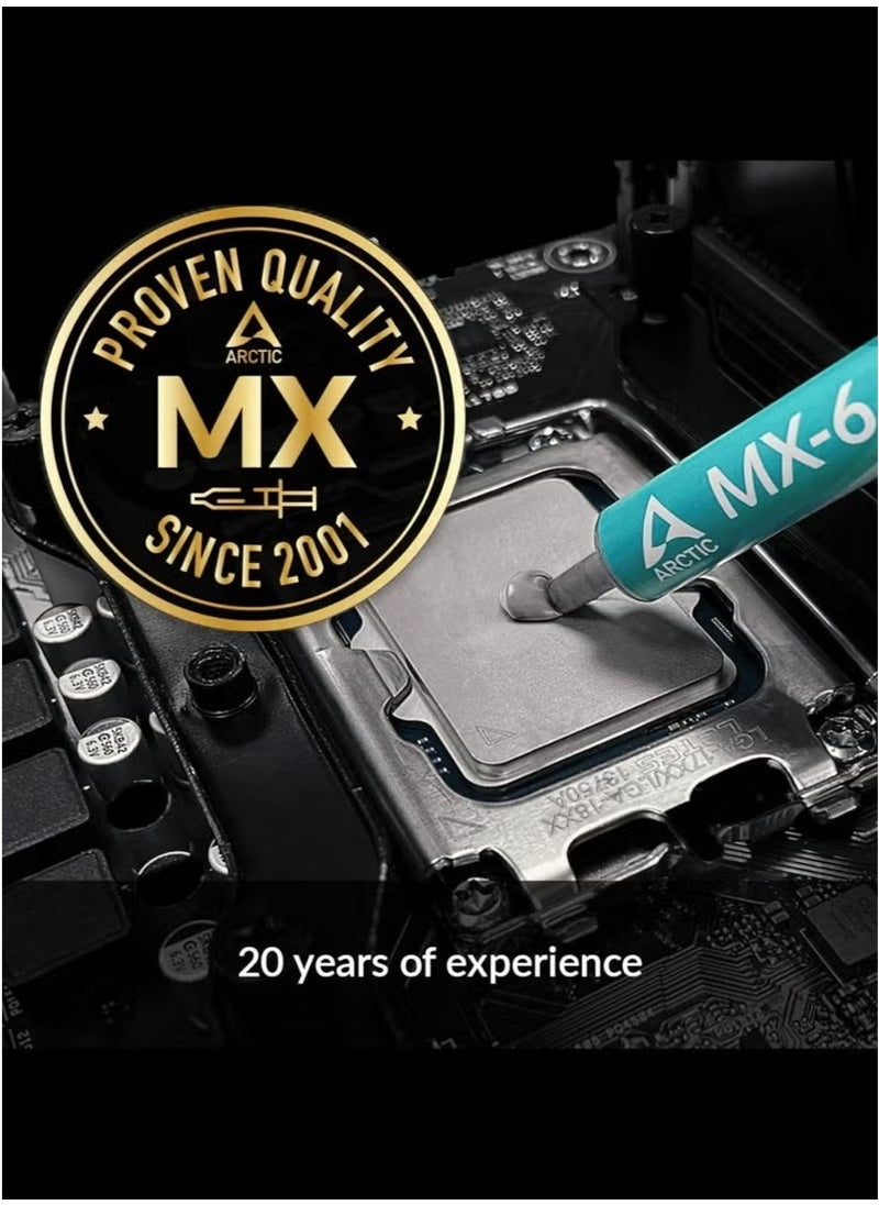 Arctic - MX-6 Thermal Conductive Silicone Grease Computer CPU Graphics Card High Thermal Conductivity Heat Dissipation Silicone Grease - Image 1