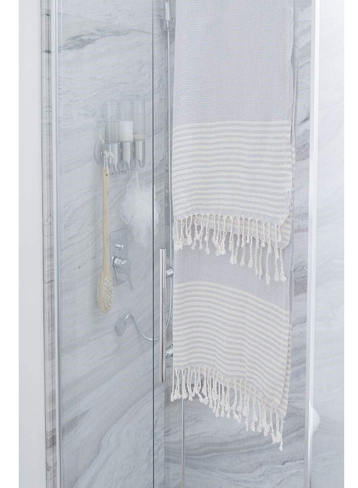 B YOGA B Yoga Turkish Cotton Full Body Towel, 40-Inch x 70-Inch Size  - Image 3