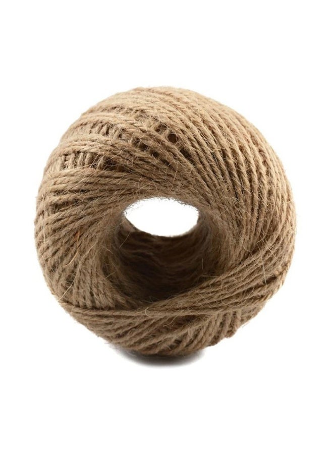 25 Meters/Roll Jute Rope Natural,Vintage Craft Cord String for DIY Decor, Photo hanging, Gift Wrapping Gradening Home Decoration,2 Roll - Image 2