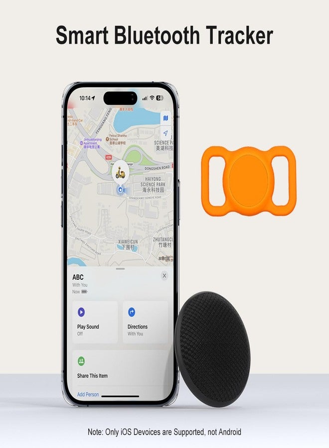 GDGO is compatible with Apple's “Find My” app (iOS only); a pet collar tracker to prevent loss, featuring a small collar with a protective case - Image 2