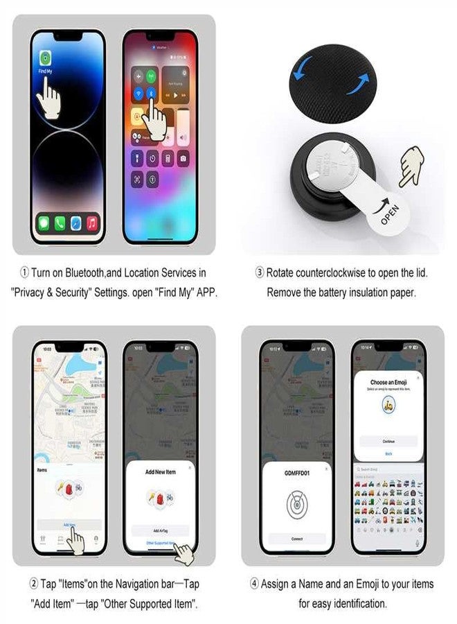 GDGO is compatible with Apple's “Find My” app (iOS only); a pet collar tracker to prevent loss, featuring a small collar with a protective case - Image 5