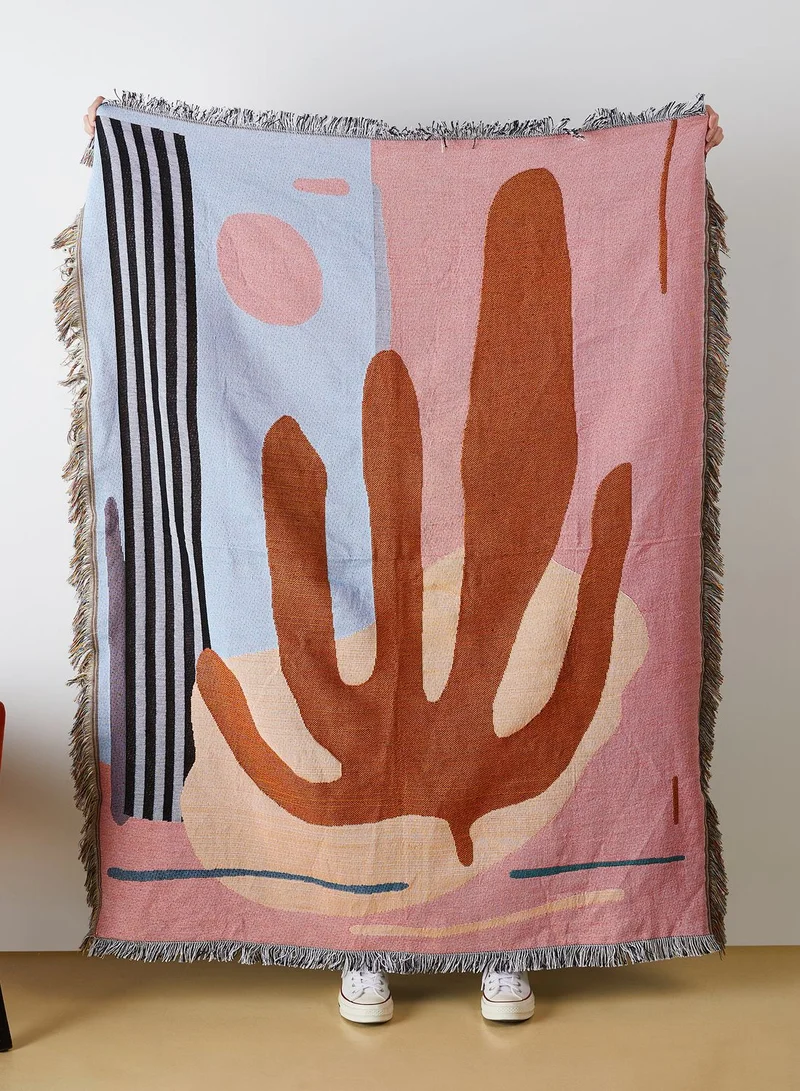 AURORA Abstract Leaf Blanket