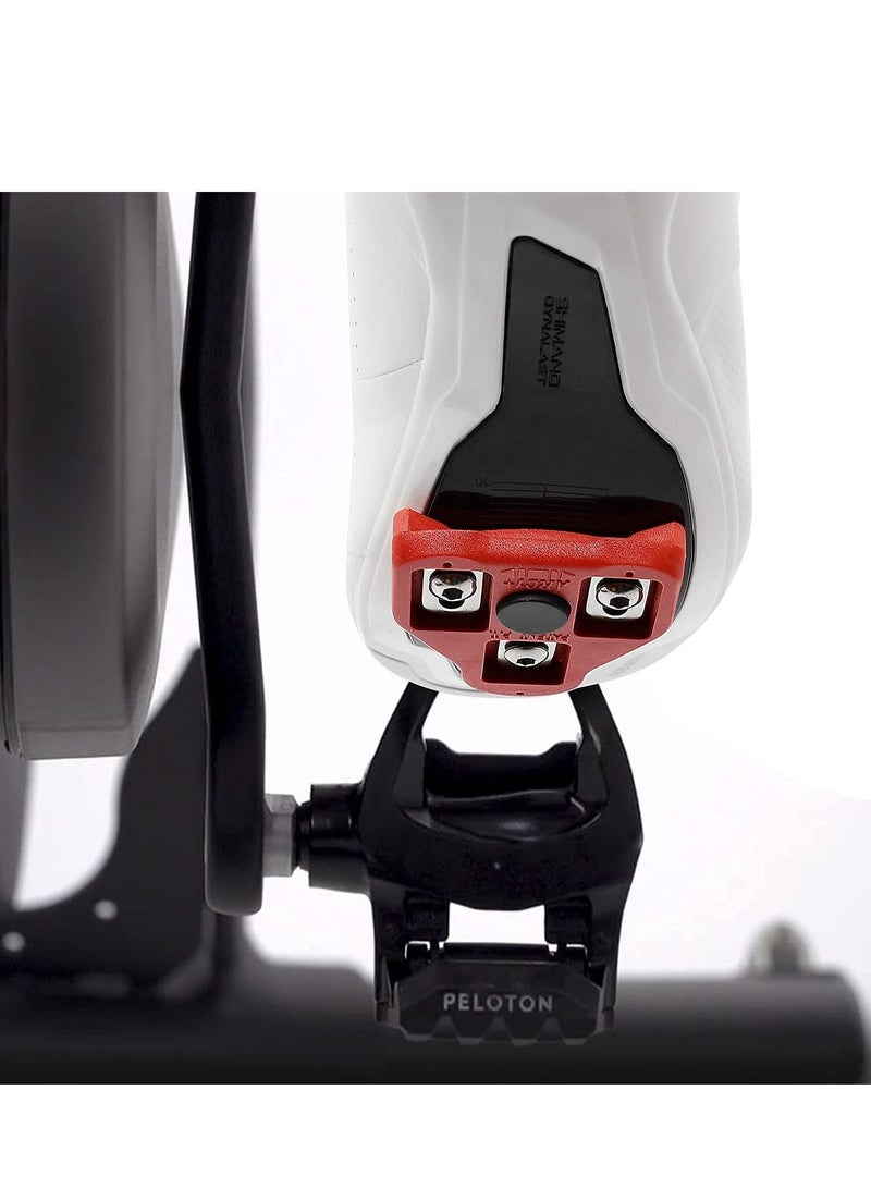 KASTWAVE Bike Cleats Compatible with Look Delta - 9 Degree Float Red Cleat Set for Peloton Indoor Cycling and Outdoor Road Cycling Designed for Women and Men Clipless Spinning and Cycle Shoes - Image 2