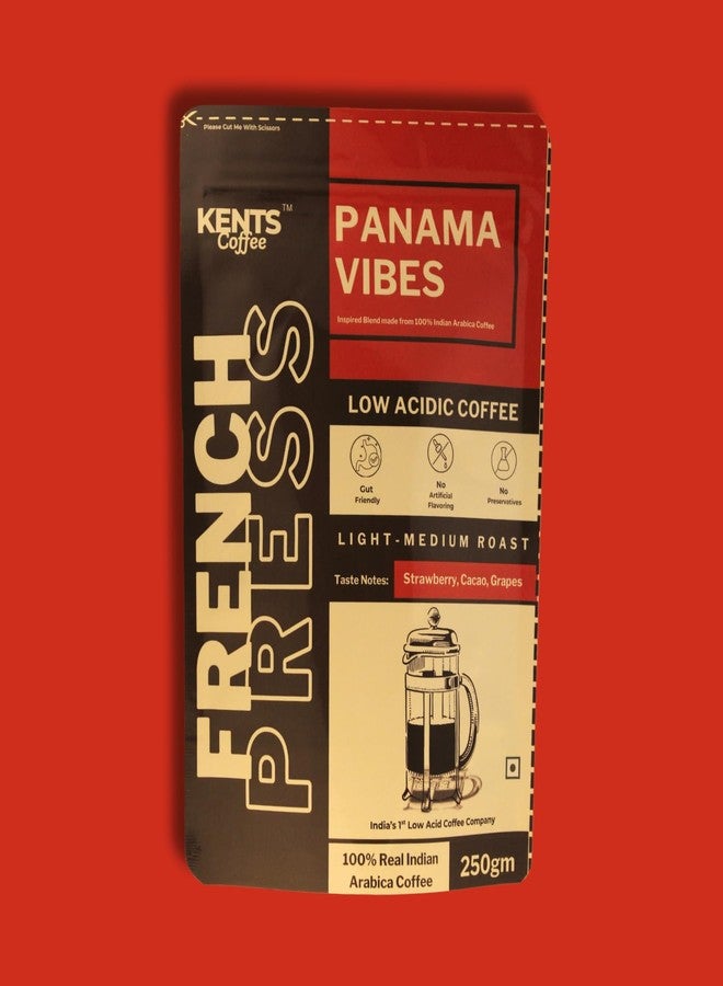 Kents Coffee مزيج قهوة كينتس المحمصة تحميصاً خفيفاً | طحن خشن مناسب للقهوة الفرنسية والقهوة الباردة | قهوة قليلة الحموضة | نكهات إثيوبية وباناما | مزيج من الفواكه والحمضيات والكاكاو | ١٠٠٪ أرابيكا من الدرجة AA | منشأ تشيكماغالور | عبوة من قطعتين (٢٥٠ غرام × ٢) - Image 3