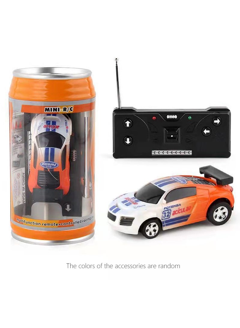 AROAQ Mini Rc Car, Remote Control Micro Racing Car,  Battery Operated Racing Sports Car,  Racing Car Toy With Lightening For Children, (Orange) - Image 1