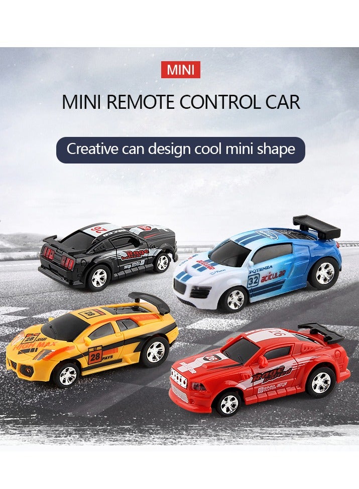 AROAQ Mini Rc Car, Remote Control Micro Racing Car,  Battery Operated Racing Sports Car,  Racing Car Toy With Lightening For Children, (Orange) - Image 3