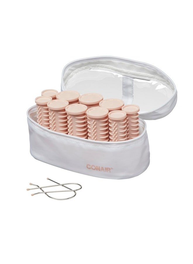 CONAIR Conair Instant Heat Compact Hot Rollers for Long, Medium, and All Hair - Hair Curler - Hair Roller Clips Included - 1 1/4-inch, 1-inch, and 3/4-inch Rollers  - Image 1