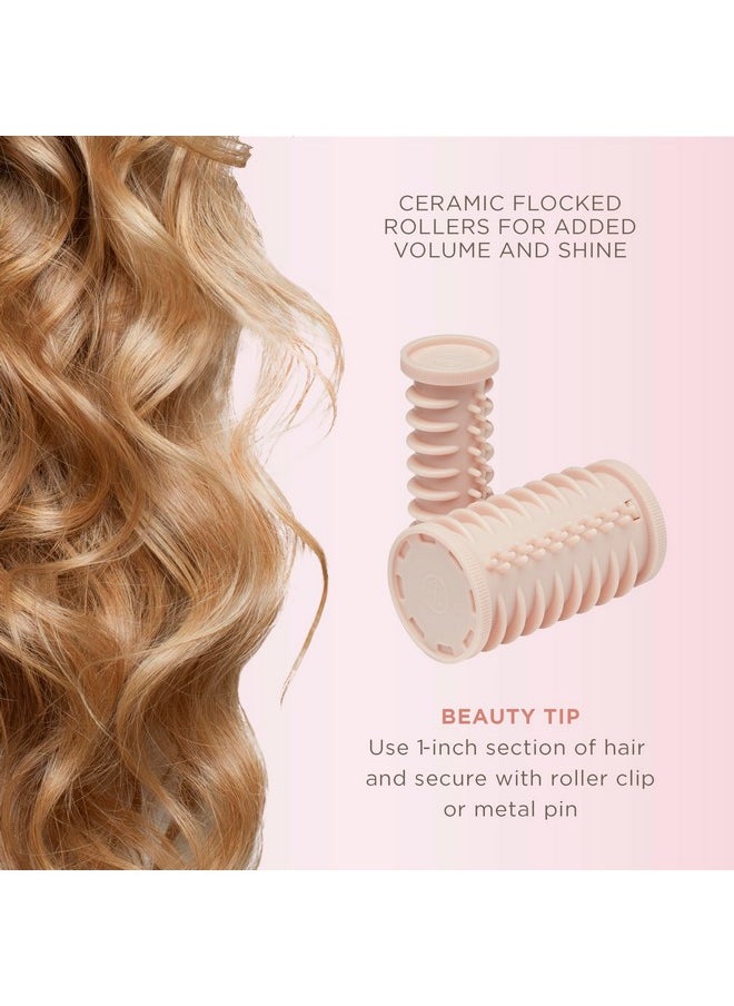 CONAIR Conair Instant Heat Compact Hot Rollers for Long, Medium, and All Hair - Hair Curler - Hair Roller Clips Included - 1 1/4-inch, 1-inch, and 3/4-inch Rollers  - Image 5