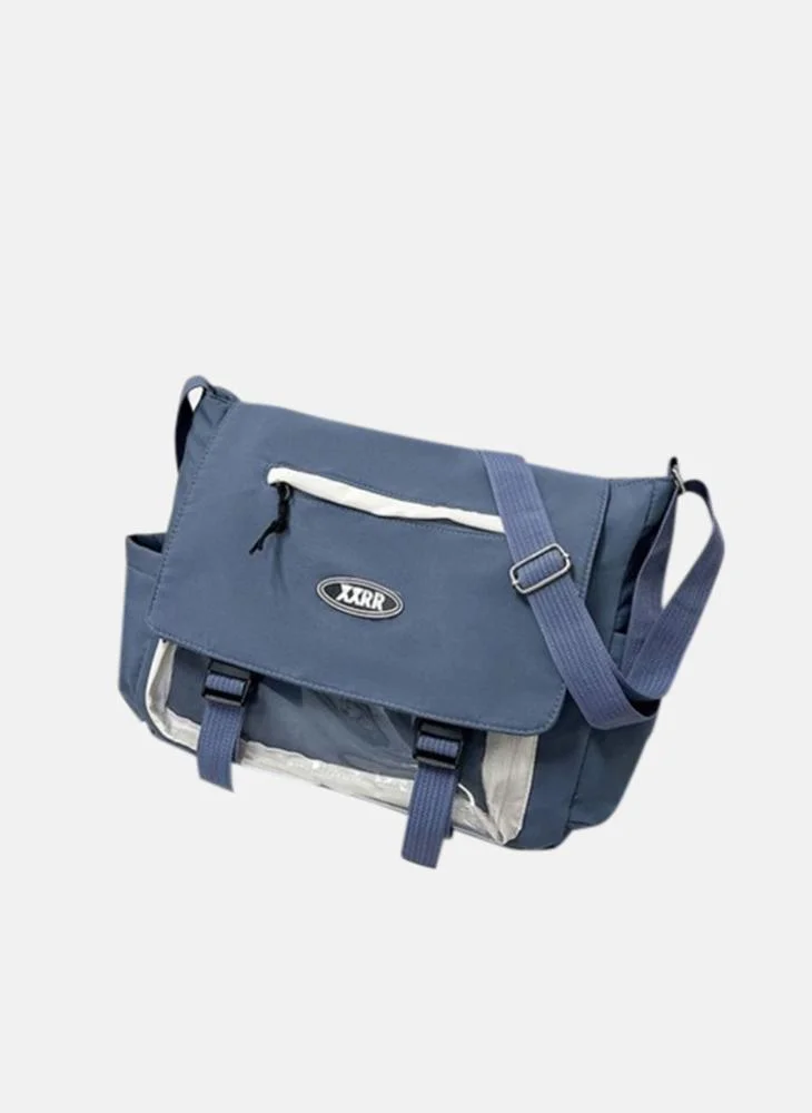 YUNIQEE Blue Plain Lifestyle Messenger Bag