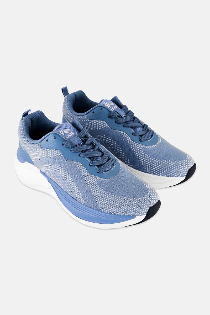 RBX Women Lace Up Running Shoes, Slate Blue - Image 1
