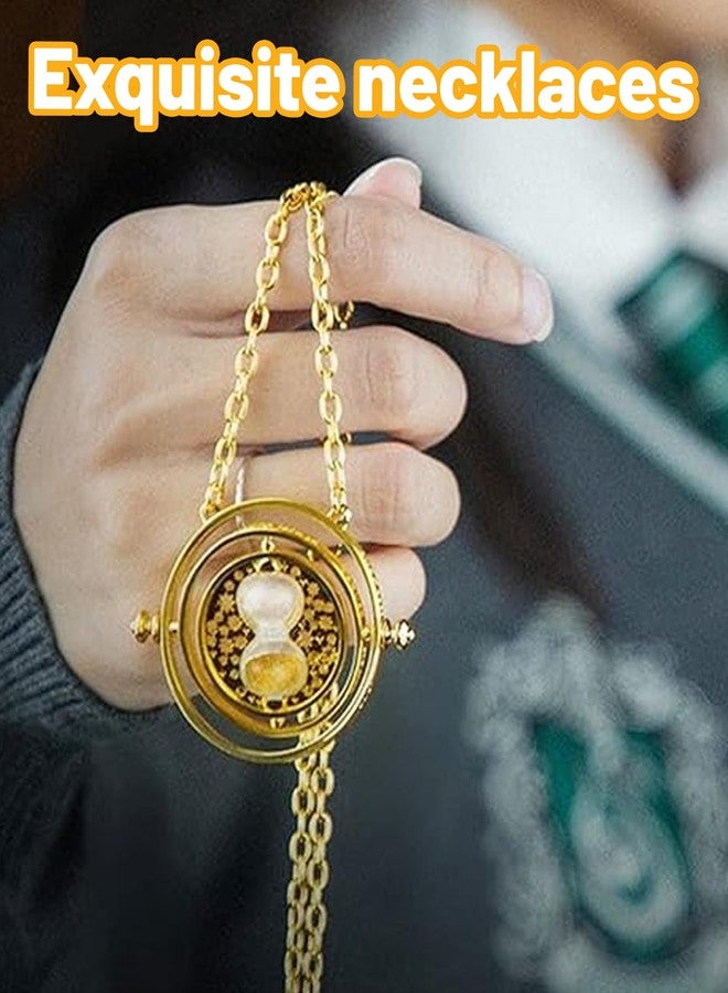 RupeeRise طقم روبي رايز مكون من 4 قطع (قلادة وسوار)، قلادة على شكل كرة ذهبية، إكسسوارات مجوهرات مثالية للكوسبلاي والهدايا، ميدالية معدنية بتصميم كلاسيكي لمحبي الأنمي - Image 3