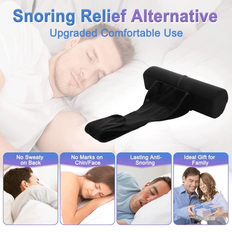 AOSSA Snoring Pillows Side Sleep Anti Snore Back Sleeping Position Side Sleeper Pillow for Snoring Relief Stopper Belt Cushion Adults - Image 4