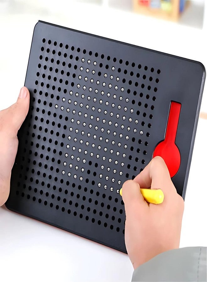 Lecraft Magnetic Drawing Board for Kids - Creative Erasable Doodle Pad Toy, Colorful Writing Tablet, Educational Learning Toy for Toddlers and Children - Black - Image 1