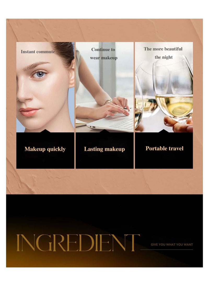 DEROL - Llightweight Matte Multi-purpose Foundation Stick - Image 1