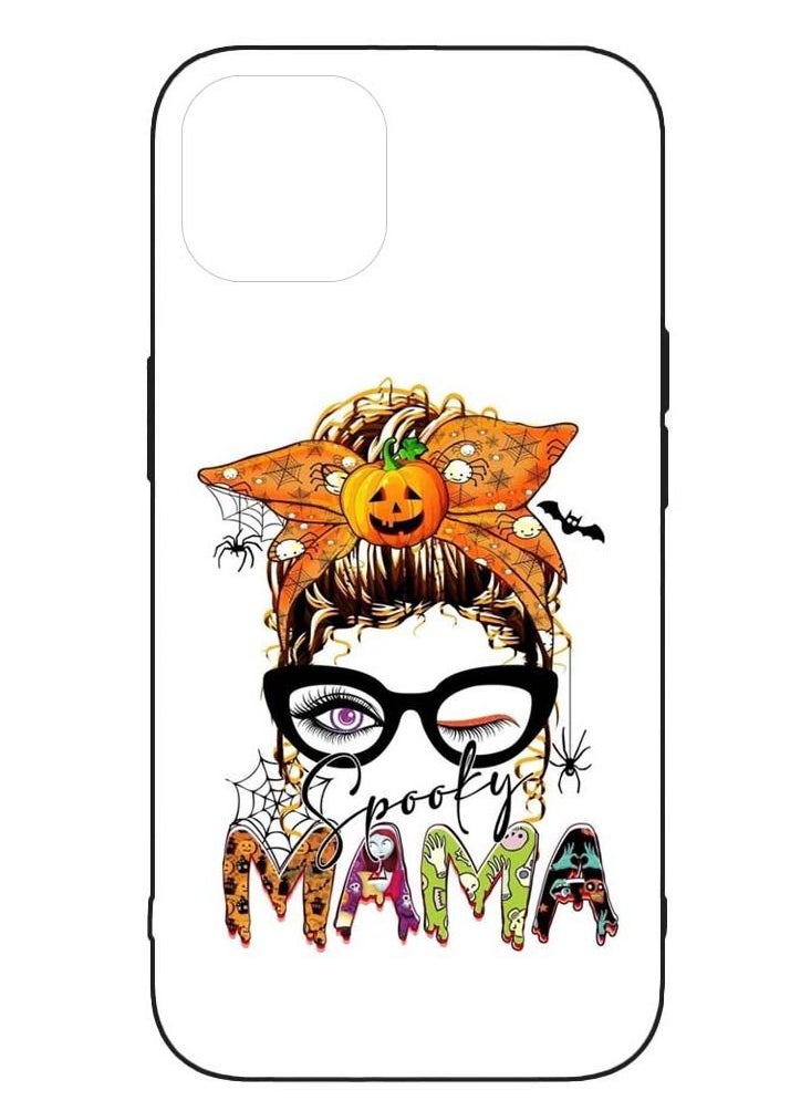 Service Zone Protective Printed Mobile Covers Spooky Mama Happy Halloween For iPhone 14 Plus  - Image 1