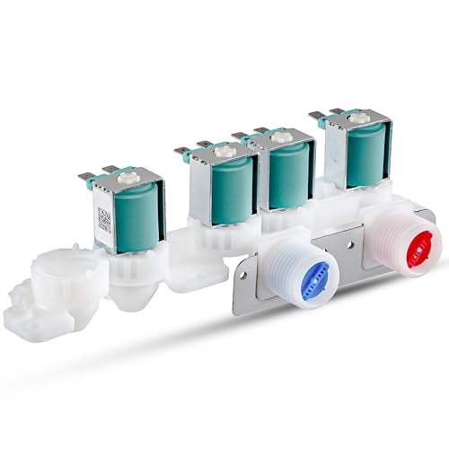 VNAF93 WH23X29538 Fits For GE Water Inlet Valve Washing Machine Replacement For GE Washer Water GFW550SPR5RS GFW550SSN0WW GFW550SSN1WW GFW550SSN2WW GFW550SSN3WW GFW550SSN4WW PS16217225 EAP16217225 - Image 1