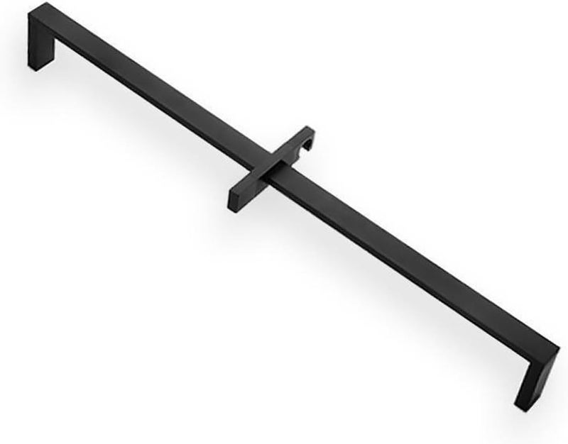 Matt Black Sliding Shower Bar Shower Column Movable Adjustable Wall Mounted with Bracket Holder Round Square Oval(SB0007BK-86) - Image 1