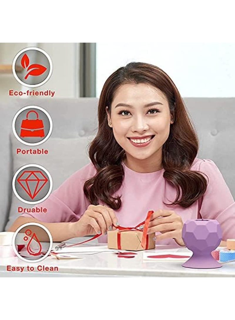 Suctioned Vinyl Weeding Scrap Collector Craft Silicone Suction Cups for Vinyl Disposing, Weeding Tools Supplies Scrap Holder for Vinyls, Weeder Holder for Heat Transfer Vinyl Disposing - Image 4