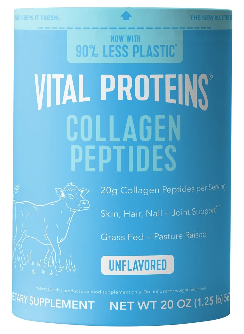 Vital Proteins Collagen Peptides Powder, Promotes Hair, Nail, Skin, Bone and Joint Health, Unflavored 20 OZ  - Image 1