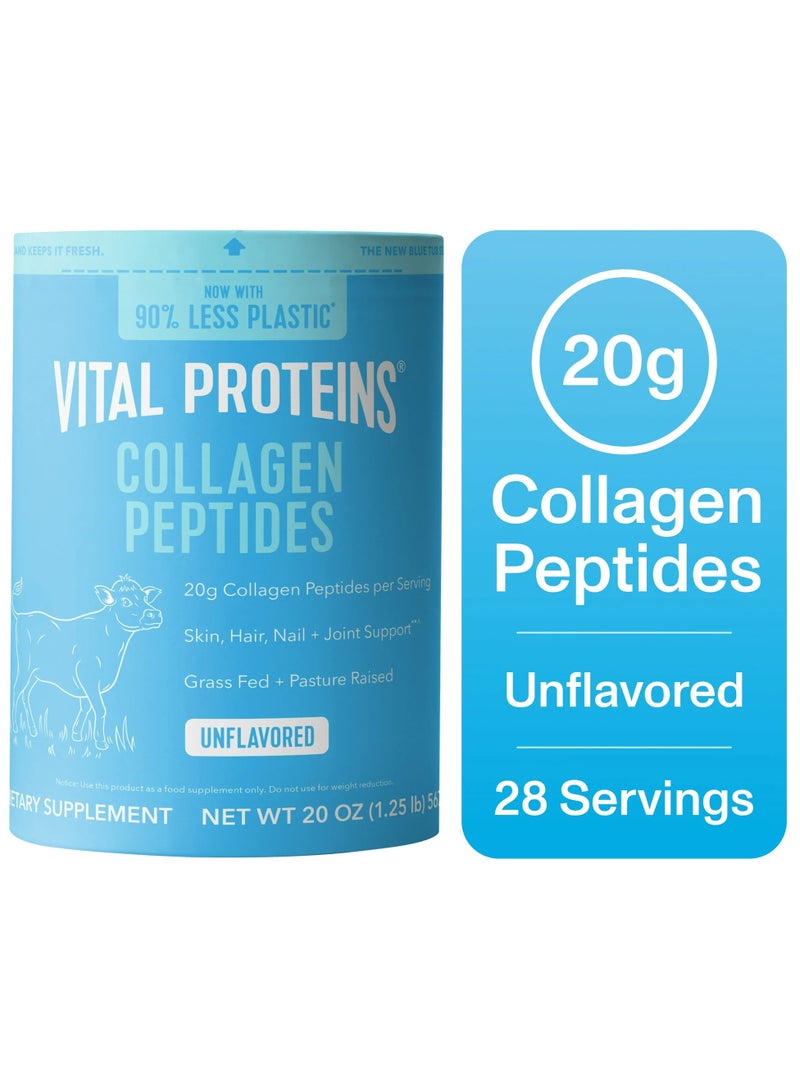 Vital Proteins Collagen Peptides Powder, Promotes Hair, Nail, Skin, Bone and Joint Health, Unflavored 20 OZ  - Image 2