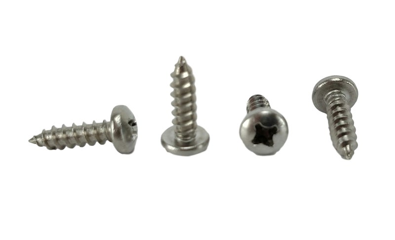 Chenango Supply #6 X 1/2" Stainless Philips Pan Head Sheetmetal Screw (1/2" to 2" Lengths in Listing) 100 Sheet Metal Screws (#6 x 1/2 inch) - Image 4
