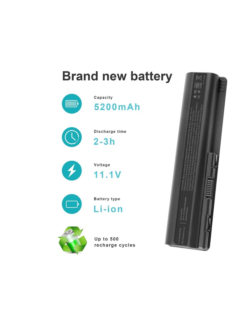 Terabyte Replacement Laptop Battery For HP Pavilion Dv4/Dv5/Dv5t/Dv6/G50/G60/G70/Hdx16 Series Black - Image 3