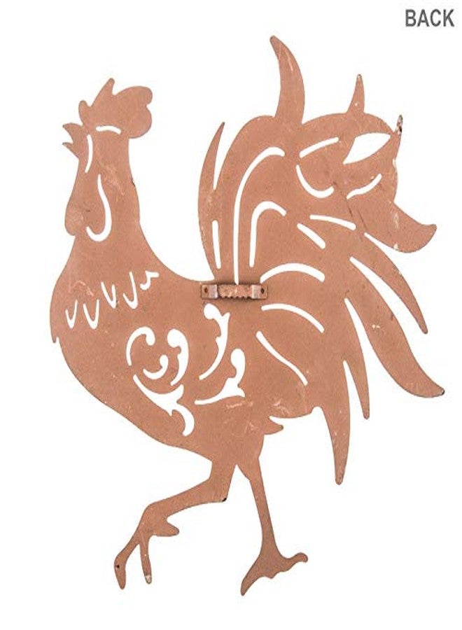 Everydecor Metal Rooster Wall Decor - Black French Rooster for Kitchen Decor and Yard Art - Hanging Farmhouse Sign for Indoor and Outdoor Use - Decorative and Lightweight - Image 2