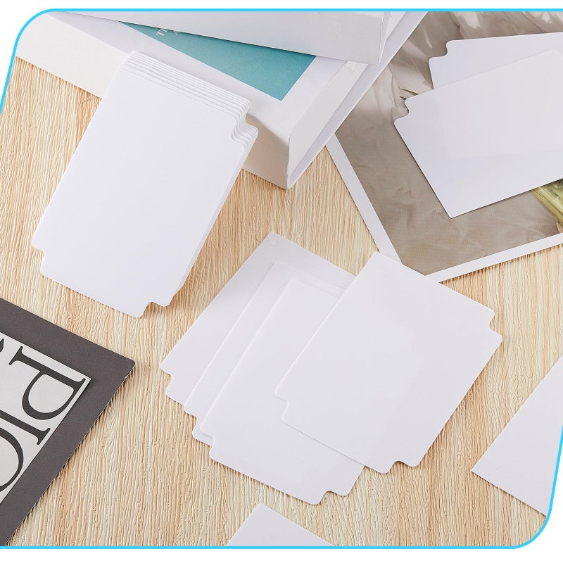 Suilung 50 Pcs Trading Card Dividers Plastic Divider Cards for Storage Boxes Separator Organizer Pages Compatible with MTG Sports Games Supplies Standard Vertical 69 x 97 mm - Image 5
