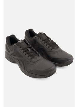 Reebok Men Work N Cushion Lace Up Walking Shoes, Black  - Image 1