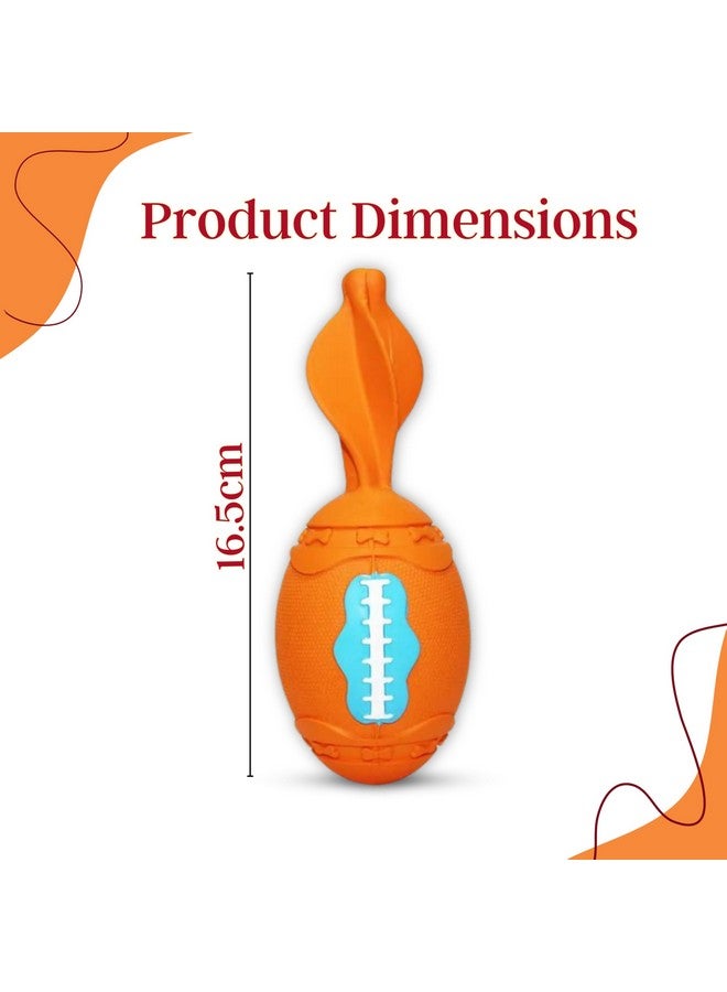 لعبة صرير للكلاب مصنوعة من مادة اللاتكس الطبيعي - (لعبة سكيتل) للكلاب الصغيرة والمتوسطة | لعبة مطاطية لتنظيف الأسنان وتدليك اللثة، ألعاب كلاب قوية - Image 2
